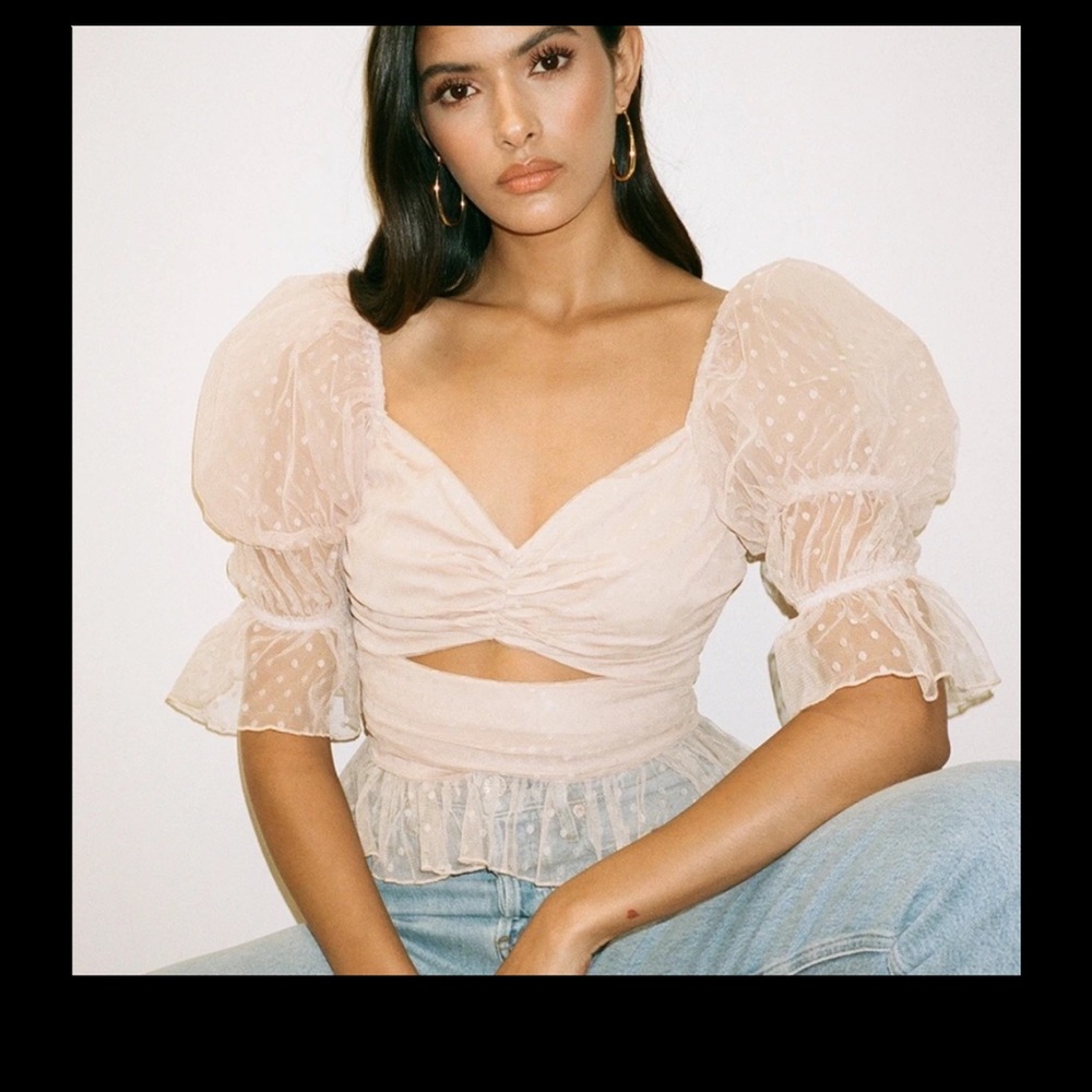 LPA puffy sleeve blouse